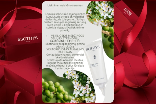 Liekninamasis kūno serumas Sothys Sérum perfecteur de silhouette – tobulas lieknėjimo sąjungininkas