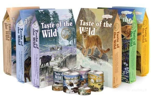 Aukščiausios kokybės maistas šunims ir katėms TASTE OF THE WILD® – įkvėptas laukinės gamtos