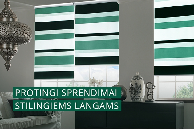 Roletų, žaliuzių, širmų 2016 metų spalvų tendencijos: nuo rožinio kvarco iki dangaus melsvumo