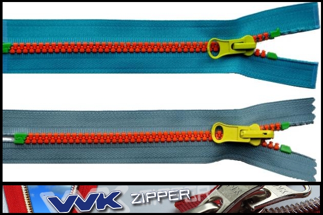 Užtrauktukai VVK ZIPPER – spiralinių, metalinių ir plastikinių užtrauktukų gamyba