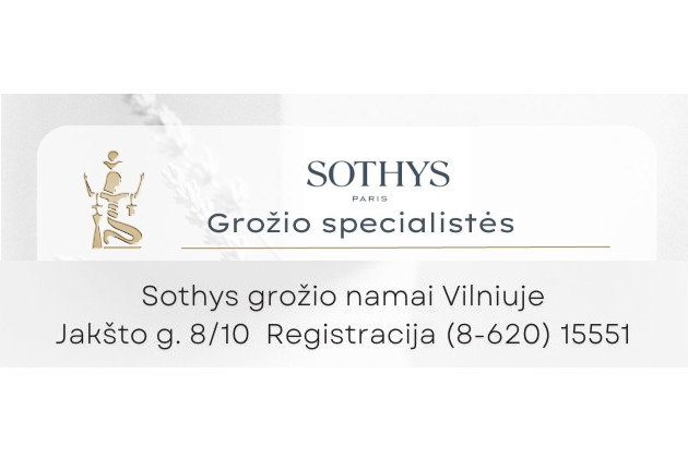 SOTHYS Grožio Namų specialistės Jūsų veido grožiui