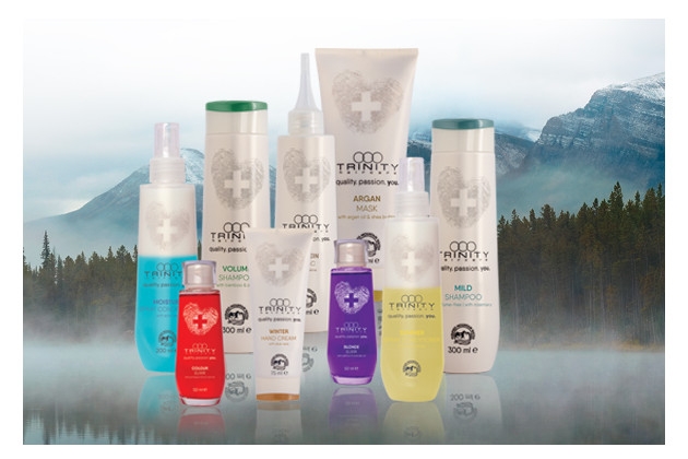 TRINITY haircare profesionalūs plaukų priežiūros produktai ESFIRI grožio salone