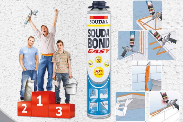 Poliuretaniniai klijai SOUDAL SOUDABOND EASY