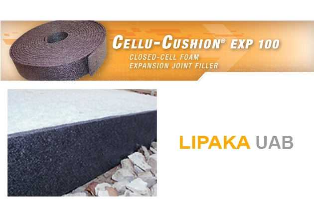 Betono deformacinių siūlių užpildas Cellu - Cushion EXP 100