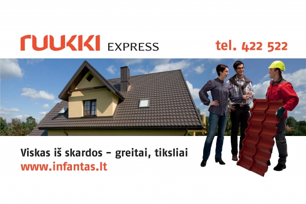 Greitas ir tikslus skardos lankstymas RUUKKI EXPRESS