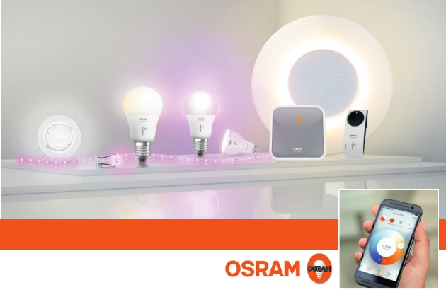 Individualus šviesos valdymas programėlės (app) pagalba - OSRAM LIGHTIFY