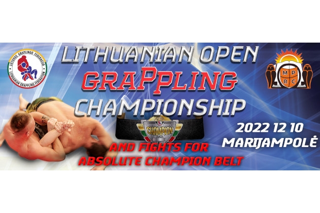 Lietuvos atviras Grappling Nogi čempionatas ir kovos dėl absoliutaus čempiono diržo / Lithuanian Open grappling Championship and Fights for Absolute Champion Belt