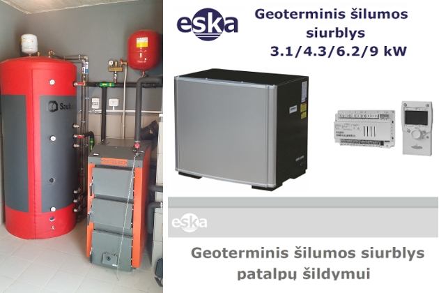 Geoterminis šildymas pigesnis už kieto kuro katilą