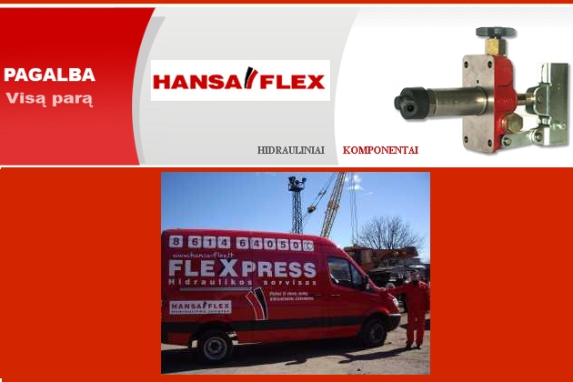 Hidraulika. Mobilus hidraulikos servisas - FLEXXPRESS
