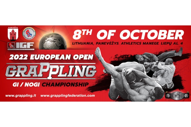 Europos atviras IGF Grappling imtynių čempionatas 2022 / European Open Grappling GI/NOGI Championship 2022