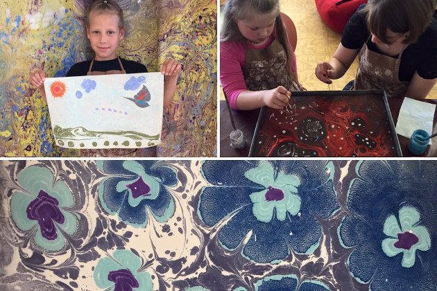 MEDA PROJECT, VŠĮ Ebru Art studija - Ebru tapymas ant vandens