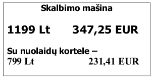 Dvejopo kainu nurodymo rekomendacijos 10pav