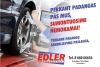 Originalių atsarginių automobilių dalių ir susijusių produktų tiekimas ir pardavimas - EDLER