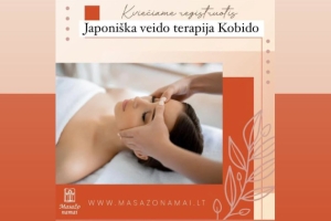 Japoniškas Kobido veido masažas – fizinė ir emocinė terapija MASAŽO NAMUOSE