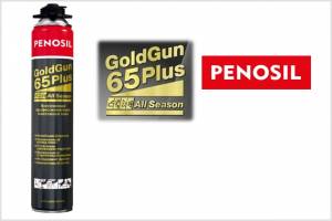 Poliuretano putos PENOSIL GoldGun 65 Plus All Season - sandarinimui, izoliavimu ir montavimui