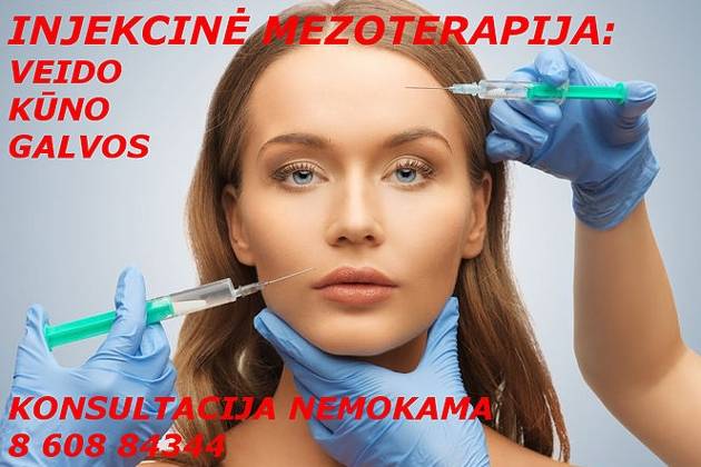 Injekcinė mezoterapija - unikalus metodas gražios ir sveikos odos atkūrimui ir išsaugojimui