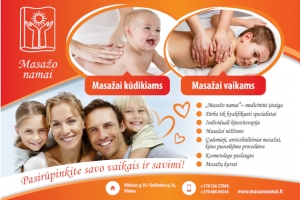 Kūdikių ir vaikų masažas – sveikos vaikystės garantas