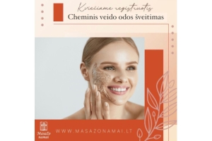 Cheminis veido odos šveitimas – viena seniausių ir populiariausių estetinės dermatologijos procedūrų