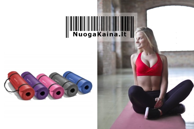 Fitneso kilimėlis SPORTBAY® – 1 cm storio kilimėlis efektyvioms treniruotėms
