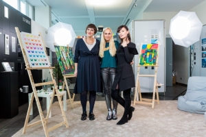 Kūrybinių dirbtuvių užkulisiai: A. Kuzmickaitė, I. Stonkuvienė ir I. Prunskaitė dalyvavo išskirtiniame interjero projekte